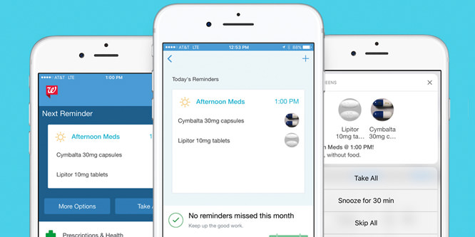 How is Walgreens getting older shoppers to use its mobile app?