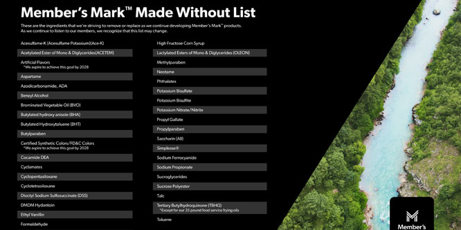 Sam’s Club upgrades its Member’s Mark private label, sustainably